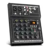 Bluetooth Transfronteiriço Pequeno Mixer de 2 Canais 4 Canais Profissional Performance de Palco Karaoke Entretenimento Reverb USB Mini Mixer