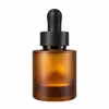 Garrafas Cilíndricas de Vidro Verde Grau Alimentício 20/30/50/100ml Garrafas Dispensadoras de Óleo Essencial Atacado Industrial em Estoque