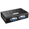 Conmutador KVM Maituo puerto VGA 4 host de 4 computadoras monitor compartido teclado ratón compartido 460KL