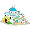 Nuevo Rompecabezas Estéreo 3D de Villa Estilo Europeo Juguetes Intelectuales DIY para Niños Regalos de Guardería Rompecabezas Familiar