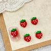 Serie de fresa Hello Kitty accesorios de uñas de dibujos animados lindos amor tridimensional cono gato KT diy accesorios para uñas para usar