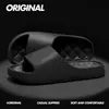 Pantuflas de Verano para Mujer, Baño Interior, de Tacón Alto, Suela Gruesa, Antideslizantes, Sin Olor, Hogar 2025 Nuevas Pantuflas para Hombre, Uso Exterior