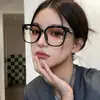 Gafas de Sol Cuadradas Grandes Retro Color Atardecer Gm para Mujer Estilo Coreano de Alta Gama Tendencia Gafas Rosadas Protección Solar Nueva 2024