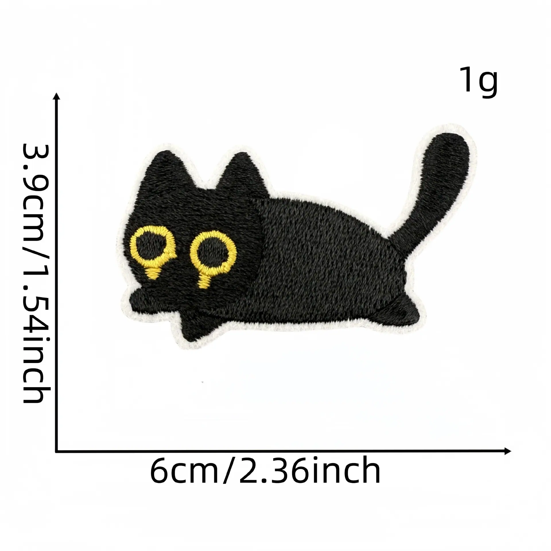 黑猫布贴4#