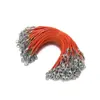 Hilo de Cera Coreano Colorido de 2 mm Cierre de Langosta Corto de Aleación Cordón de unos 13 cm de Largo Cuerda para Colgante DIY Hebilla de Doble Extremo Accesorios