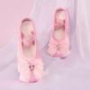 2024 Novos Sapatos de Dança Infantil de Outono e Inverno Sapatos de Ballet de Prática para Menina Performance de Corpo Palco Sapatos de Dança Dança 8087