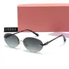 Nuevas Gafas de Sol Sin Marco Transfronterizas, Gafas de Sol Estilo Europeo y Americano, Gafas de Sol Retro, Gafas Modernas y Elegantes 26094