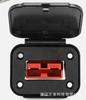 Base de montagem do conector Zhenglai 50A com suporte de montagem de tampa contra poeira com fio de conector de carregamento de parafuso