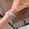 "Buenas Noches Perrito" Gargantilla Borla Pulsera Pata Azul Nicho Pulsera Perrito de Gama Alta Joyería para Principiantes