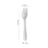 Cuchara de Postre Japonesa Acero Inoxidable 304 Cuchara Pequeña Mate Set de Tenedor para Pastel Mini Cuchara para Helado Tenedor para Fruta