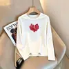 Bestseller de Almacén Lightning Marca de Moda Camiseta de Manga Larga para Mujer 2026 Otoño Invierno Holgada Gato Versátil Top de Pareja Transfronterizo Comercio Exterior