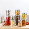 Frasco de Vidrio Transparente para Caviar de 50 ml, Frasco Mason de Boca Ancha, Frasco para Ensalada, Múltiples Especificaciones con Tapa, Frasco Sellado para Conservas de Mermelada