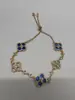 Pulseira de Flor de Zircônia Vazada em Forma de Diamante Transfronteiriça Europeia e Americana, Pulseira de Luxo Leve de Alta Qualidade, Joia Fashion e Versátil para Mulheres