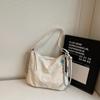 Bolsa Tote Simples de Grande Capacidade para Mulheres 2025 Verão Estilo Coreano Moda Casual Retrô Bolsa de Ombro Mochila