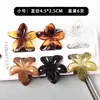 Pinza para el cabello de flor morada estilo nicho europeo y americano, Pasador de flor de huevo lindo, Accesorio para el cabello de pinza de tiburón elegante