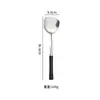 Espátula de Cocina Gruesa de Acero Inoxidable Hogareña Mango de Madera Anti-quemaduras Cuchara para Sopa Colador Set de Utensilios de Cocina
