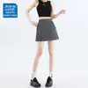 Falda Pantalón Corta Deportiva Versátil de Verano Delgada de Cintura Alta Rosa de Secado Rápido para Mujer de Jeanswest
