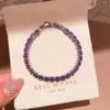 Pulsera de Hebilla Cuadrada de Circonita Chapada en Oro Real de 18k Pulsera Retro de Lujo Ligero de Gama Alta Joyería de Mano para Mujeres