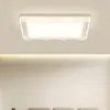 Lámpara de techo para sala de estar color crema, moderna y sencilla, nueva lámpara de pasillo, espectro completo, protección ocular, paquete para toda la casa