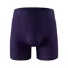 Ropa Interior Extensa Transfronteriza para Hombre Fibra de Bambú Deportiva Transpirable Boxer de Cintura Media Stock Listo Estándar Europeo y Americano de Amazon
