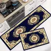 Tapete de Cozinha Xadrez Desenho Animado Fofo Absorve Óleo, Antiderrapante e Resistente a Manchas, Tapete de Piso de Cozinha Absorve Água e é Fácil de Cuidar