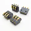 Conector de batería de presión positiva de 3p BC-1-341 espaciado 3.0 altura 6.0 clip de resorte arqueado soporte de batería