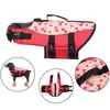 Roupa de Banho para Pet Ajustável Mais Vendida Transfronteiriça Primavera e Verão, Coleira Boia Segurança Colete Salva-Vidas para Cachorro