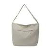 Bolso de hombro de nailon de color liso estilo japonés, bolso cruzado grande para estudiantes mujeres, impermeable, ligero, bolsa de gimnasio de gran capacidad