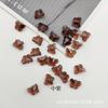 Xingtai Cristal Vidrio Cuentas Sueltas DIY Corazón de Durazno Flor de Ciruelo Pétalo Cortina de Puerta Accesorios de Ropa Agujero Recto Elemento Mariposa