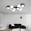 Luminária de Teto Luminária de Sala de Estar Moderna Minimalista Quarto Lâmpada Principal Designer Geométrico Combinação de Iluminação Novo Modelo 2025