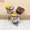 Salsa de Chocolate Galletas de Dedo Juguete de Comida Aceite Goteando Pegamento de Crema DIY Manualidades de Resina Funda de Teléfono Colgante Adorno