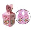 Caja de dulces con estampado de dibujos animados para decoración de fiestas infantiles, caja de refrigerios, caja de embalaje variada, caja de manzana, 6 piezas