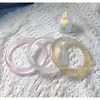 Pulsera de piedra ojo de gato color dorado champán de alta calidad alternativa de ágata luna blanca brazalete azul helado estilo más vendido fuente de fábrica