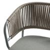 Mesa y silla nórdicas sencillas para exteriores, para patio, balcón, mesa pequeña, silla de ratán sintético, para ocio, tienda de té con leche, mesa y silla de té para exteriores.