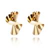 Nuevos Pendientes Texturous Vintage Distintivos ins Pendientes Simples Europeos y Americanos Redondos en Espiral Torcidos Pendientes Pendientes para Mujer