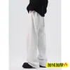 Pantalones Cimitarra High Street estilo americano para hombre, Otoño, Moda de marca, Costuras, Pierna ancha, Pantalones deportivos retro que combinan con todo, Rectos, Casuales