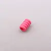 Acessórios de Anel de Silicone para Cordão Pequeno Lanyard de Anel de Silicone de 5 Seções Anel Decorativo Adequado para Cordão de Celular Corda de Copo d'Água