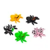 Conjunto de Ovos de Aranha Impressos em 3D Transfronteiriço com Articulações Móveis, Brinquedo de Decoração de Mesa Animal Realista Presente 5 Peças