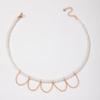 Collar de cadena de perlas de estilo coreano, nuevo y moderno, sencillo y elegante, combina con todo, cadena de clavícula para mujer.
