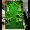 Parede de Plantas Simuladas Parede de Plantas Verdes Tridimensional Flores Artificiais Bíônicas Superfície de Parede de Fundo Paisagem Decoração de Parede Externa de Loja