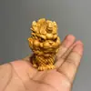 Piezas de Mango para Talla en Madera de Tuya, Doce Signos del Zodíaco, Adornos Populares, Piezas de Mango, Manualidades de Animales, Muebles para Escritorio y Hogar