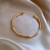 Pulsera Abierta Slub para Mujer 2021 Nueva Moda Pulsera Personalizada Temperamento Simple Estudiante Novia Celebridad de Internet Joyería de Mano