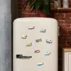 20 Piezas de Imanes Suaves Magnéticos de Avión para Refrigerador Dibujos Animados Lindos Infantiles Impermeables para Archivador Puerta Metálica Decoración Pegatinas Magnéticas para Computadora
