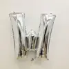 Globos de Letras de 32 pulgadas en Dorado, Plateado, Oro Rosa, Alfabeto Inglés A-Z Globo de Papel de Aluminio Decoración, Venta al por Mayor de Globos Transfronteriza
