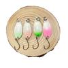 Venta al por mayor de fábrica lentejuelas coloridas Luya boca de caballo 1.5g2.5G lentejuelas semilla de melón cebo falso arroyo raya blanca cebo Luya