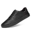 Zapatillas de Cuero para Hombre Talla Grande 45 46 Transpirables 47 Holgadas 48 Extra Grande 49 Talla Pequeña 36 Zapatos Blancos Pequeños 37 Zapatos de Cuero Modernos