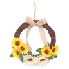 Guirlanda Floral Decoração de Parede para Jardim, Materiais de Decoração de Casamento, Decoração de Parede em Estilo Pastoral, Flores Penduradas Criativas para Cantos Naturais