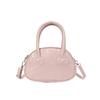 Bolsa de Mão Cor Sólida Estilo Coreano para Mulheres 2025 Nova Moda Versátil Texturizada Bolsa Almofada Tendência Casual Bolsa Transversal Acessório