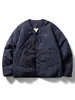 Chaqueta de Algodón Grueso Bordada Estilo Retro Japonés Nanxia Tendencia Casual Cálida Abrigo de Algodón para Pareja