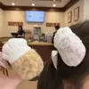 Pinza para el Pelo con Forma de Garra de Gato Dulce y Linda, Pinza Lateral de Felpa para Otoño e Invierno, Pinza para Flequillo de Chica Popular Harajuku, Accesorio Coreano para el Cabello con Pinza